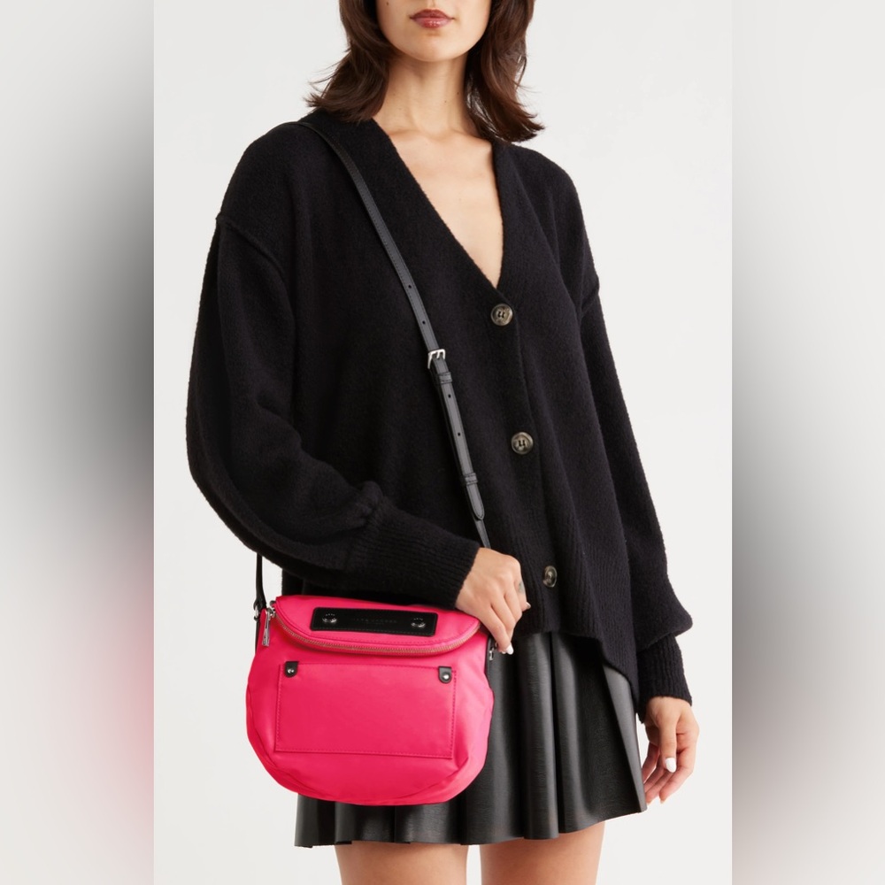 Marc Jacobs Preppy Nylon Mini Natasha Crossbody Bag – Hot Pink - Picture 5 of 7